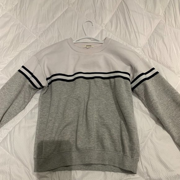 striped crewneck sweatshirt - Picture 1 of 3